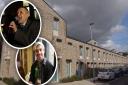 Seven home in Goldsmith Street are subject to Right to Buy applications. Inset: Labour's Norwich South MP Clive Lewis, top,  and Green city councillor Alex Catt