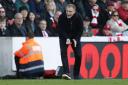 A frustrating day for Norwich City head coach Johannes Hoff Thorup in a 1-1 draw at Stoke City