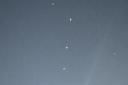 SpaceX satellites seen in the Norwich skies on Saturday