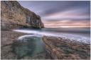 Dancing Ledge's tidal pool was made when a local schoolmaster used dynamite to blast a pool into the rocky platform