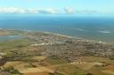 An aerial view of Great Yarmouth