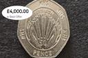 An NHS 50p coin listed for a misleading £4,000 on eBay is 2,000 times cheaper in Norwich