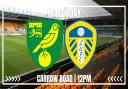 Norwich City host Leeds United in their play-off semi final first leg at Carrow Road.
