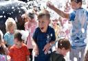 The new Field of Fun opens at Wroxham Barns where families can pick your own sunflowers, complete the Maize Maze and enjoy the foam party.