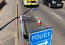 A sinkhole has formed near to the bridge on Norwich Road in Wroxham