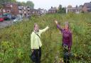 Lucy Hall and Christine Way who are part of the group trying to get Norfolk's first co-housing community built on Sussex Street, Norwich