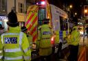 Norfolk Police on an earlier patrol in Norwich city centre