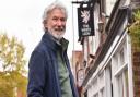 Jonathan Hooton, the Norwich Pub Detective, outside his favourite Norwich pub, the White Lion in Oak Street.