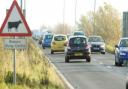 Traffic on the Acle Straight. Pic: Archant Library.