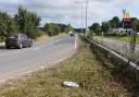 The A47 near Cucumber Lane in Brundall