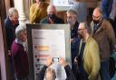 Local residents take a look at the East Norwich regeneration plans on show to the public at Carrow Abbey. Picture: DENISE BRADLEY