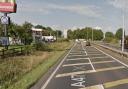 The roundabout on the A47 near Cucumber Lane in Brundall