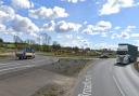 The roundabout between Wroxham Road and the NDR.