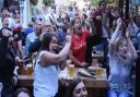 Many Norwich pubs are fully booked for the Euro 2020 final, pictured is The Lamb Inn during the 2018 World Cup.