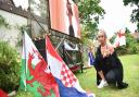 The Boundary pub has installed a huge screen to show the Euro 2020 games. Pub supervisor Kerryann Poynter.
Byline: Sonya Duncan