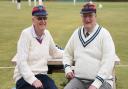 John Vaughan, right, 74, and Alex Evans, 70, who together have been involved with the South Walsham Cricket Club for a combined total of 100 years.