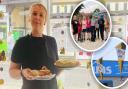 The final Norfolk Day events were celebrated over the weekend of July 30 and 31. Pictured is Michelle Filby (left) holding Norfolk cakes, and Thetford runners