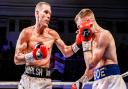 Liam Walsh on his way to victory over Maxi Hughes, who has now stepped in to replace the Cromer fighter for the British lightweight title fight next month