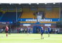 It's football...but not as we know it. King's Lynn Town's pre-season friendly against Kettering Town was played behind closed doors