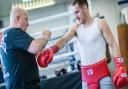 Liam Walsh with trainer Graham Everett