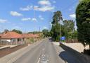 Norwich Road in Wroxham is blocked following a crash involving a van and a bicycle