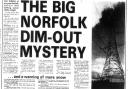 The big Norfolk dim-out mystery. Date: 29 Nov 1980. Picture: EN Library