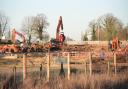 Diggers starting work on new homes around Postwick