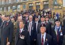 The Remembrance Sunday 2021 parade in Norwich which was organised by military groups