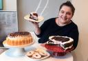 Magda Pawelec with some of her cakes and cookies at SweetTree Patisserie in Lakenham