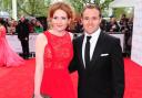 Coronation Street character Tyrone Dobbs is set to join his wife Fiz in Norwich, pictured L-R are actors Jenny McAlpine and Alan Halsall Picture: PA