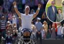 Alfie Hewett, from Cantley, is hoping to make history after he was nominated for BBC Sports Personality of the Year. Inset: Alfie and his dad, Anthony Hewett