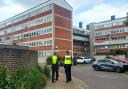 Two people have been arrested after a police crackdown in the city-centre