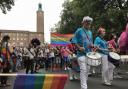 A previous Norwich Pride celebration