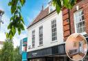 A two-bed house in The Lanes, above Strangers Coffee Company in Pottergate, is on sale with Sowerbys for £475,000