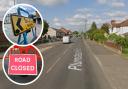 Emergency work is being carried out in Plumstead Road in Norwich