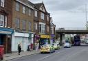 A man has been arrested outside the Premier store in Magdalen Street