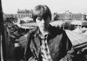 The brilliant Boz Burrell pictured overlooking King’s Lynn Tuesday Market Place in 1966