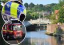 A person was rescued from a river in Norwich in the early hours of the morning.