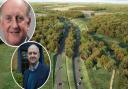 Supporters of the Western Link, incl;uding councillor Stuart Clancy (top) and MP for Broadland Jerome Mayhew (bottom) have said that the road is vital if more houses are on the way