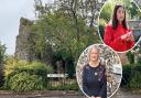 A small park in the city is being plagued by anti-social behaviour. Inset: Councillor Gurpreet Padda (top) and Dr Jan Sheldon (bottom)