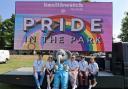 Staff from Healthwatch Norfolk at a Pride in the Park event