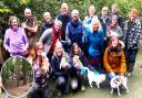 Rob Newman, a popular former Norwich City player, and Liza Goddard, a Norfolk actress, visited Hallswood Animal Sanctuary last weekend and showed their support