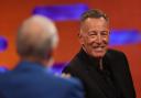 Bruce Springsteen during the filming for the Graham Norton Show at BBC Studioworks 6 Television Centre (Isabel Infantes/PA)