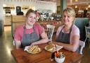 Mother-and-daughter duo Lucy and Liz Keeler (L-R) have opened Bramleys Café and Cakery in Toftwood, Dereham