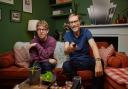 Comedians Stephen Merchant and Josh Widdicombe are the first stars to be announced for the Celebrity Gogglebox Stand Up To Cancer special (Channel 4/PA)