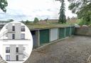 Garages are set to get demolished imminently as work begins on 12 flats in a city suburb