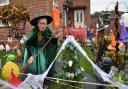 Dawn Girling is ready for Halloween at her decorated garden in Waterman Road