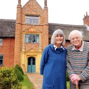 Margaret Steward and her husband Peter Scupham who have spent the past 30 years restoring their home in South Burlingham