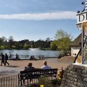 Spring sunshine around Diss Mere