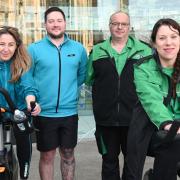 Marisa Duarte, assistant gym manager at Norwich Riverside PureGym, Nathan Carter, Riverside PureGym manager, Martin Roberts, St John Ambulance unit manager for Watton and Hannah Collin, a first-aider and event organiser for St John Ambulance at the